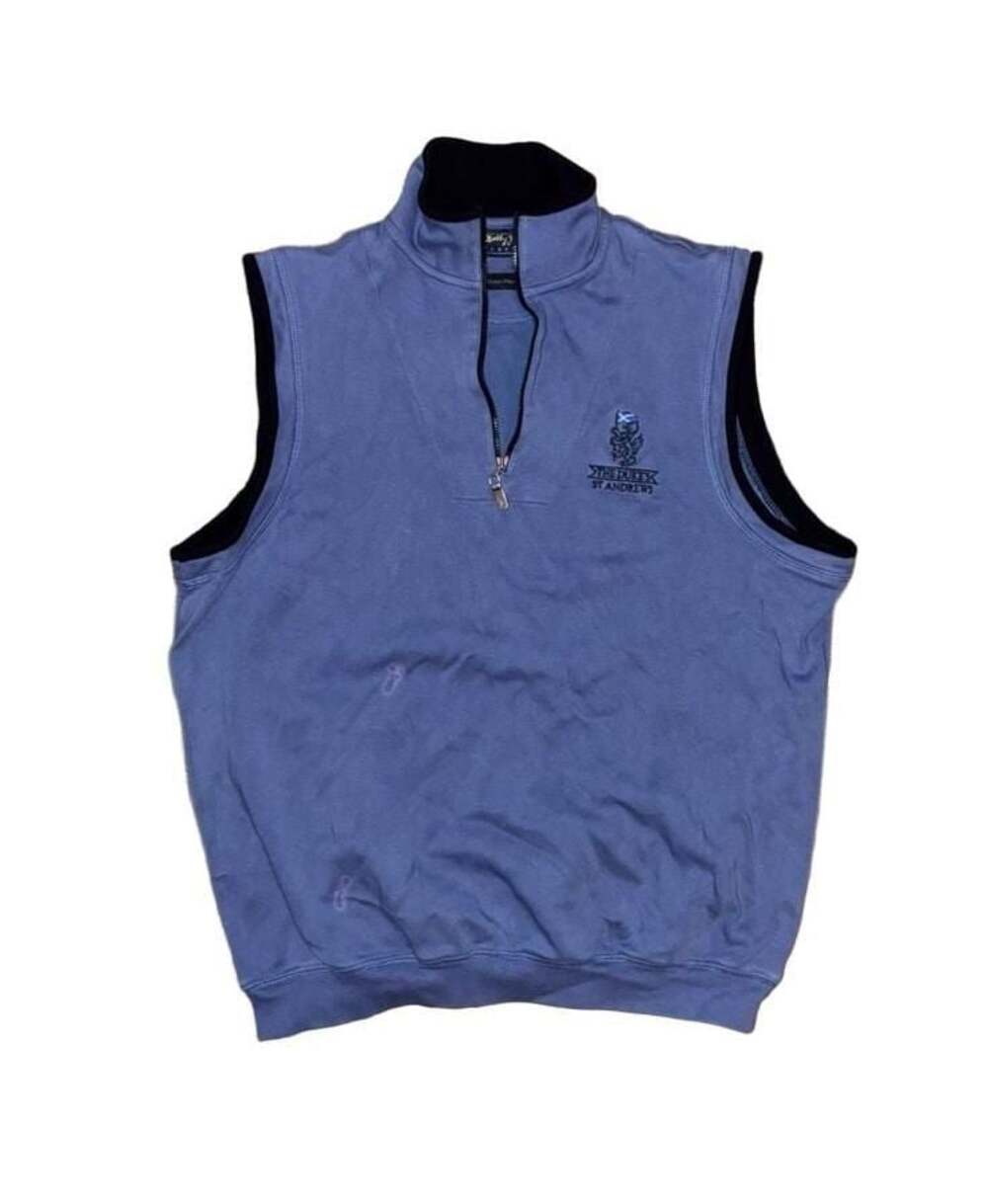 Bobby Jones Players The Duke's St Andrews Peruvian Pima Cotton 1/4 Zip Vest